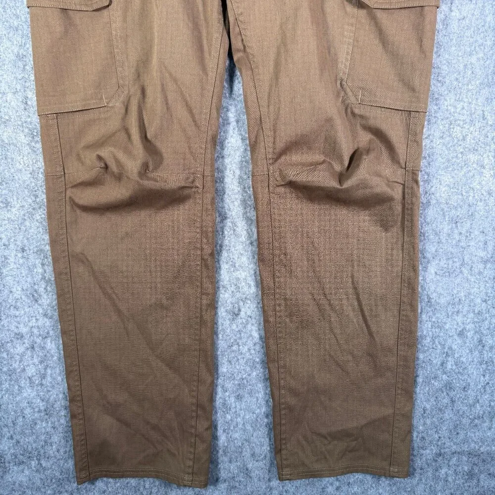 Underarmour Storm Cargo Pants Mens 38x32 Brown Straight Ripstop Outdoor Hiking